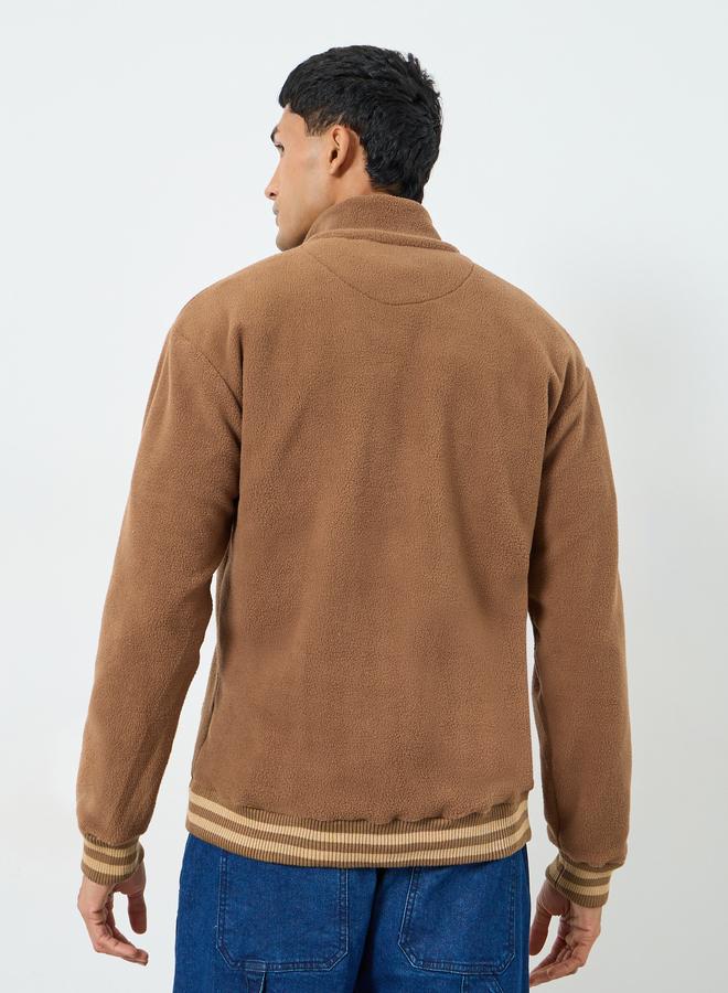 ستايلي سويتر فليس بياقة بسحاب - Image 4